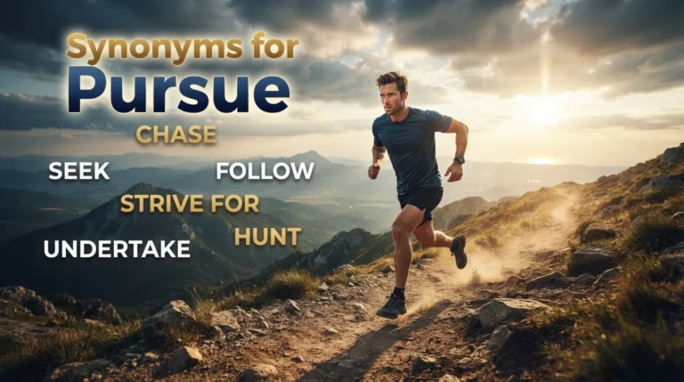 synonyms for pursue