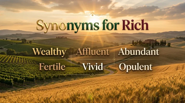 synonyms for rich