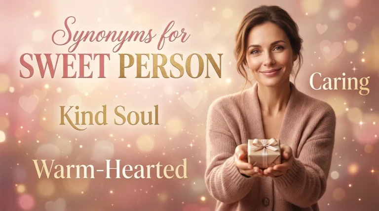 synonyms for sweet person