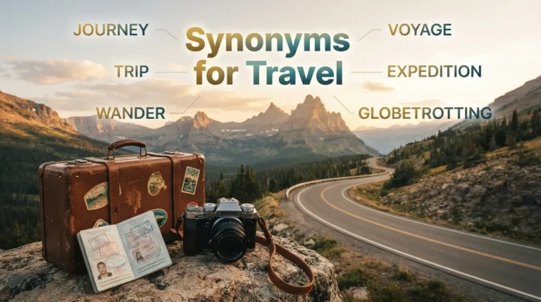 synonyms for travel