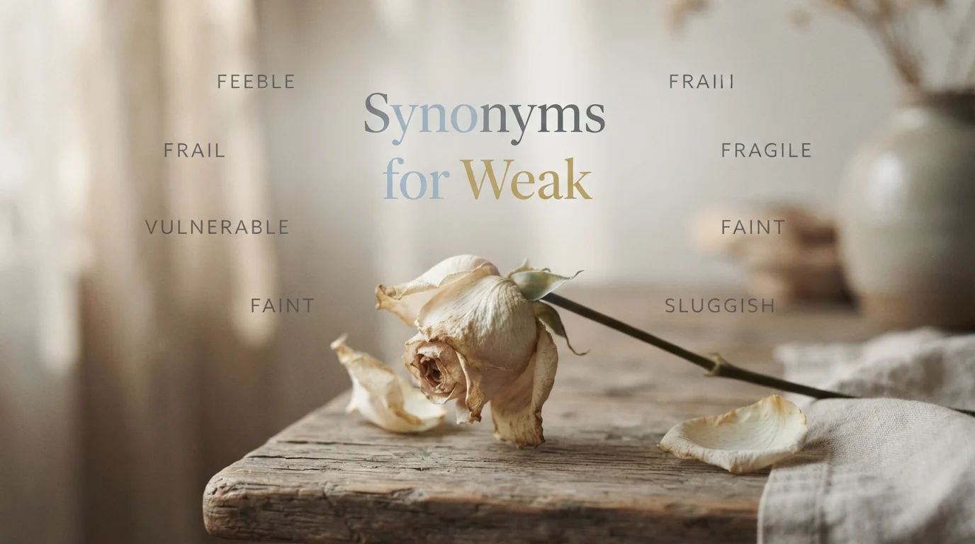 synonyms for weak